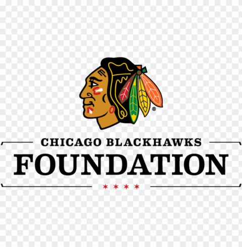 blackhawks foundation - chicago blackhawks foundation logo PNG without watermark free