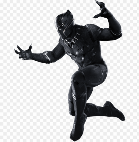 blackpanther - black panther civil war PNG images with high-quality resolution