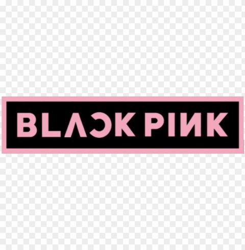 blackpink blink jisoo jenny lisa rose kpop stickersfree - blackpink logo studio clutch mit reißverschluss CleanCut Background Isolated PNG Graphic