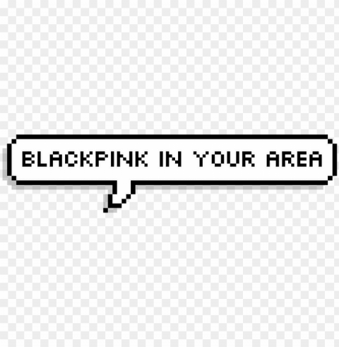 blackpink sticker - speech bubble pixel PNG images with clear alpha layer