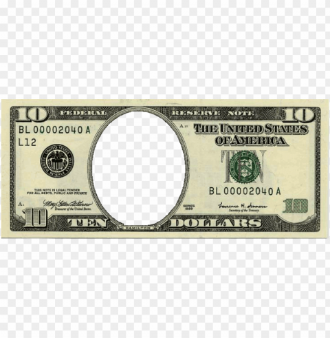 blank 10 dollar bill Transparent image PNG transparent with Clear Background ID 8523c9a6