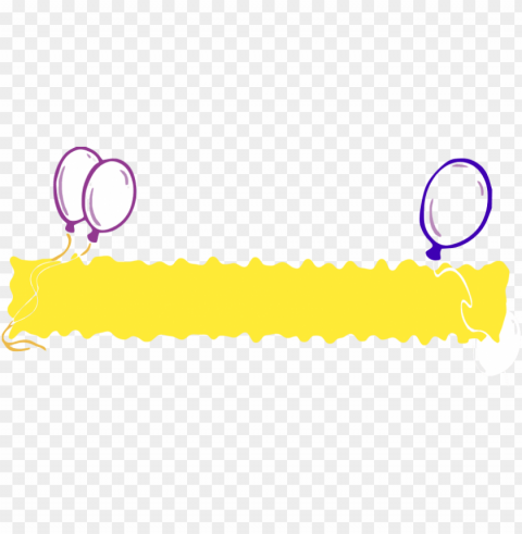 Blank Birthday Banner Transparent PNG Isolation Of Item