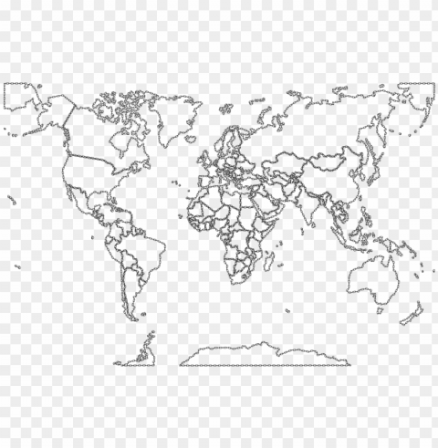 blank color world map PNG images with clear backgrounds