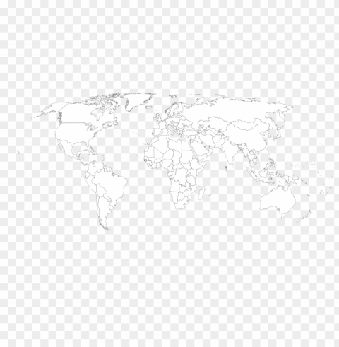 Blank Color World Map PNG Images With High-quality Resolution