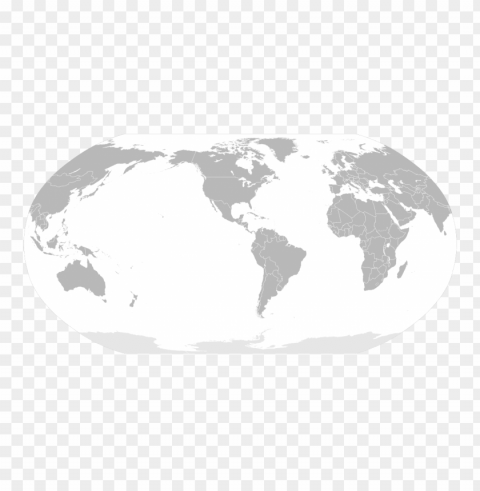 blank color world map PNG with no background free download