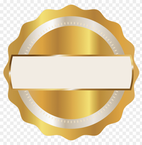 blank gold seal PNG transparent designs