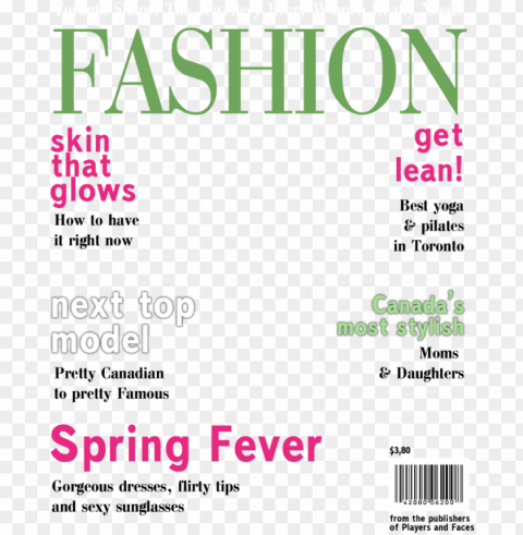 blank magazine cover template clipart magazine vogue - magazine cover template Transparent PNG Isolated Item