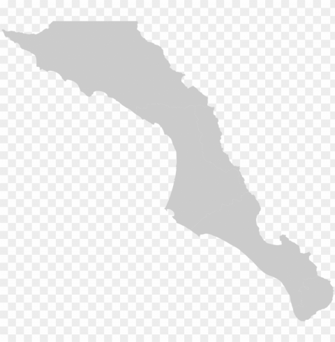 blank map of baja california sur - baja california sur Transparent PNG Isolated Element with Clarity