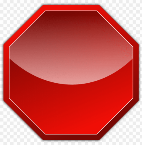 blank stop sign PNG free download transparent background