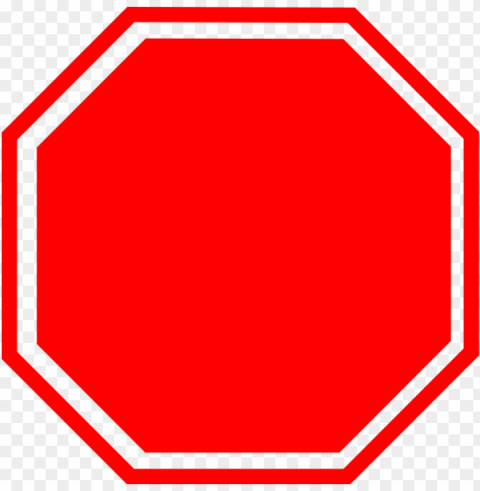 blank stop sign clipart - stop sign without sto Transparent PNG art