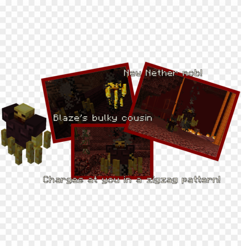 blaze powder blaze rod - minecraft primitive mobs trollager PNG files with alpha channel assortment PNG transparent with Clear Background ID 2b48f14e