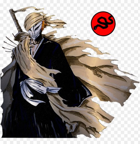 bleach ichigo first hollow PNG Image with Isolated Artwork