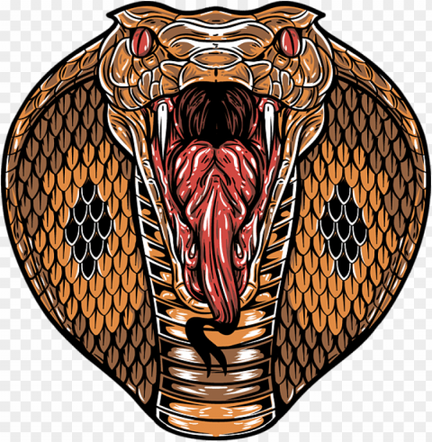 bleed area may not be visible - king cobra mouth ope Clear image PNG