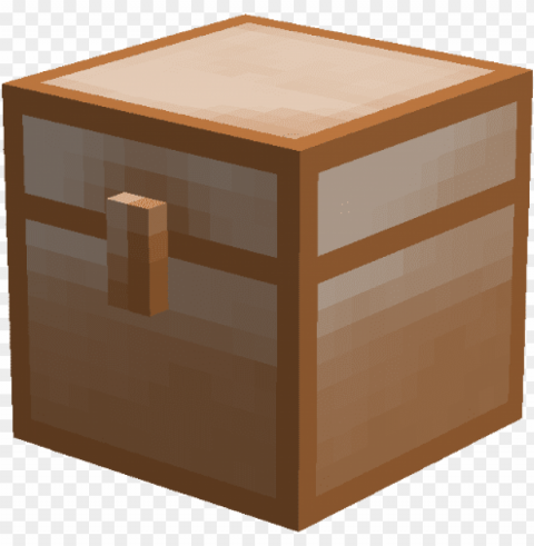 block copper chest - minecraft copper chest Transparent PNG Isolated Graphic with Clarity