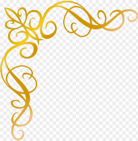 blog do hilton - arabesco dourado para convite PNG photo without watermark
