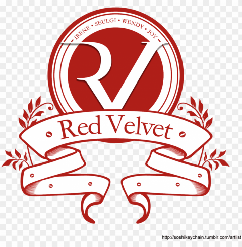 blog of boredwendys logo - red velvet kpop logo Isolated Illustration in HighQuality Transparent PNG PNG transparent with Clear Background ID d6f2f33f