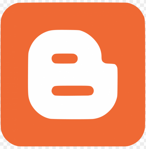 blogspot logo Isolated Character in Transparent PNG Format