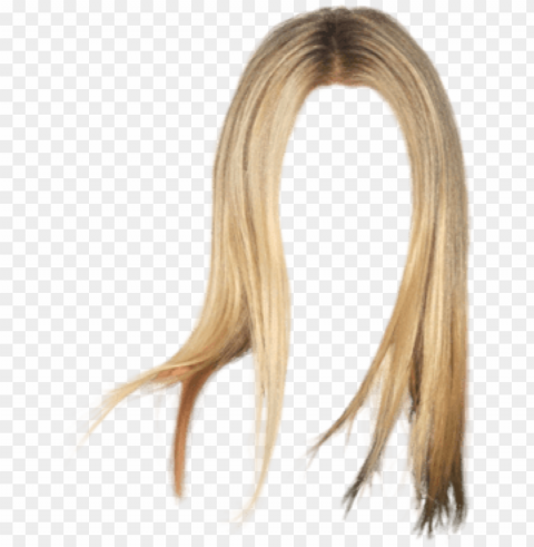 blonde straight hair - straight blonde hair Transparent PNG image free