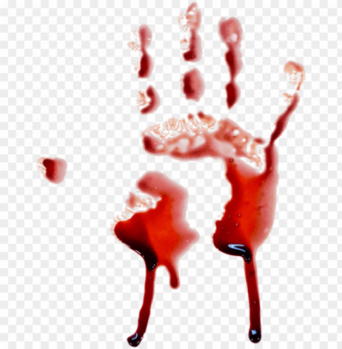 blood hand photo - blood hand transparent background High Resolution PNG Isolated Illustration