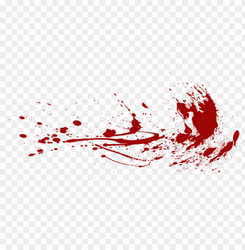 blood splash effect Isolated Graphic on Clear Transparent PNG