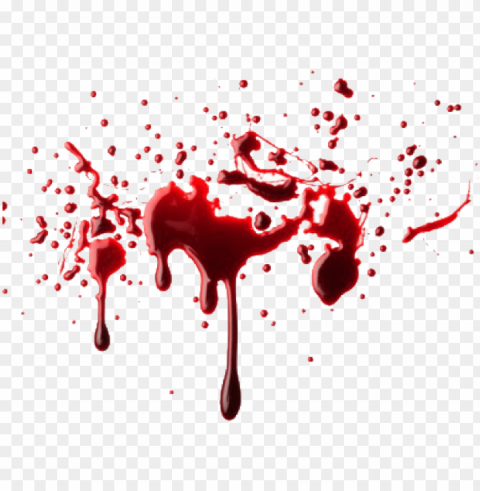 blood splatter Transparent Background PNG Isolated Graphic