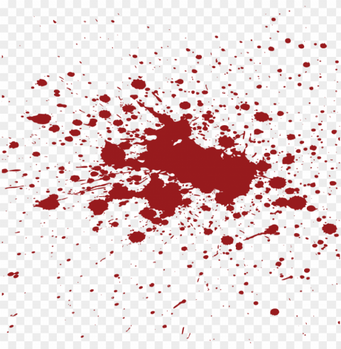 blood splatter v1484181538 - transparent blood smear PNG with cutout background