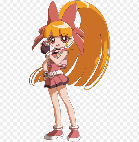 blossom - powerpuff girls z bubbles buttercup and blossom Transparent PNG image free