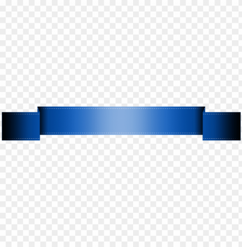 Blue Banner PNG Image With No Background