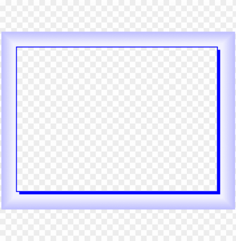 blue border frame photos - blue frame certificate Clean Background Isolated PNG Art
