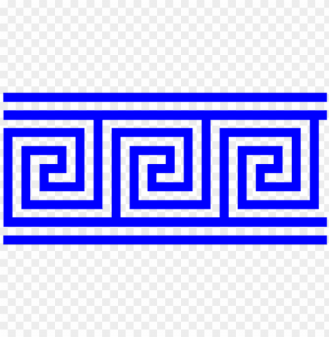 blue border greek key pattern repeating square - greek stuff PNG graphics with clear alpha channel broad selection