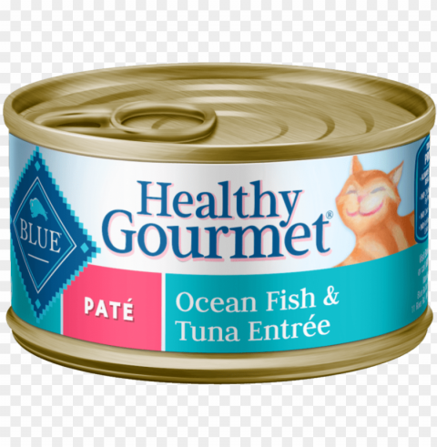 blue buffalo blue healthy gourmet adult ocean fish - blue healthy gourmet patè indoor chicke Transparent PNG images for design