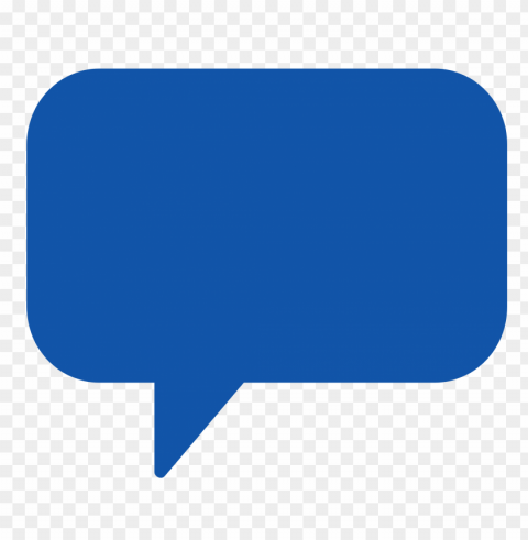 blue chat thought bubble thinking speech Isolated Graphic with Clear Background PNG