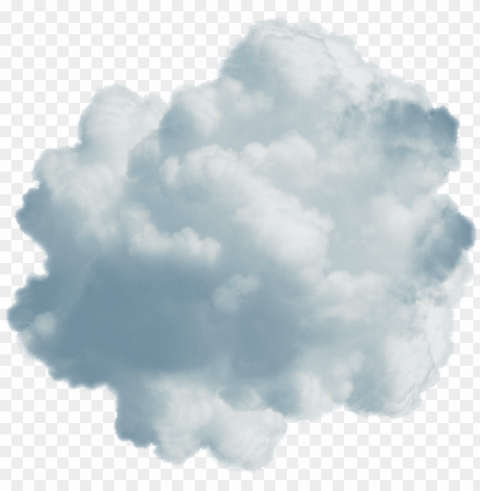 blue cloud - cloud Isolated Item on Transparent PNG
