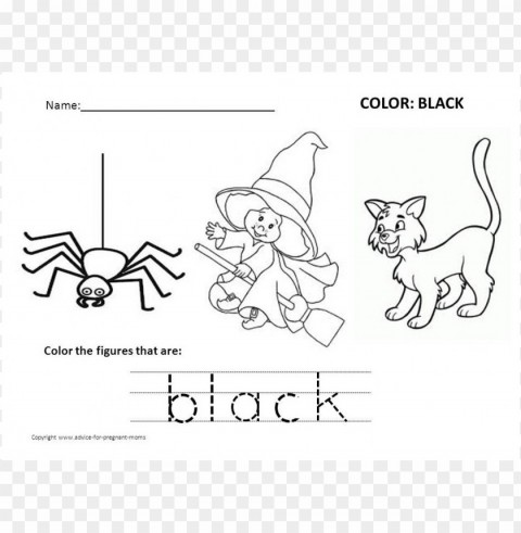 blue color pages preschool coloring Isolated Artwork on HighQuality Transparent PNG