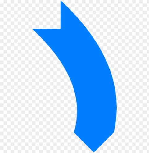 blue curved arrow vector Transparent PNG images pack