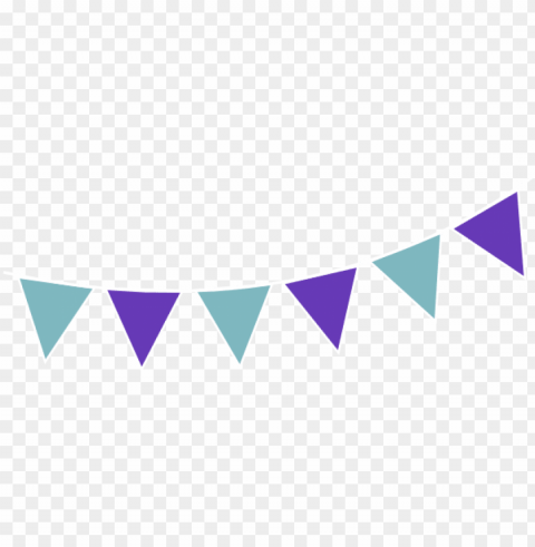 blue deep purple bunting clip art at clker - blue and purple bunti Transparent PNG download