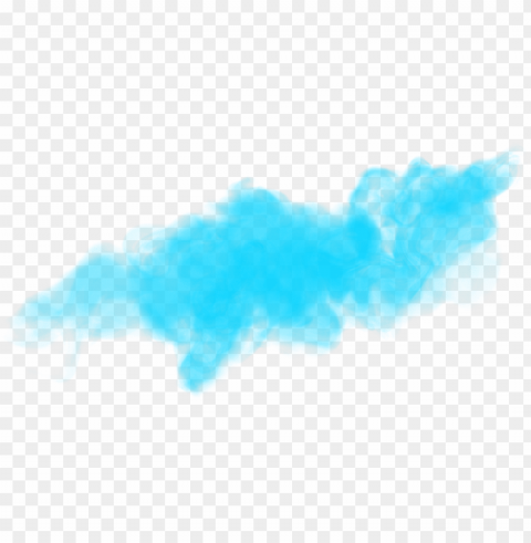 blue design - smokeing effect for editi Isolated Subject with Clear Transparent PNG