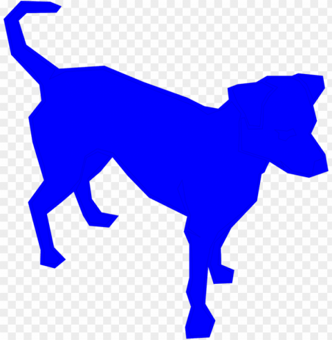 Blue Dog Clipart HighQuality Transparent PNG Isolated Graphic Design