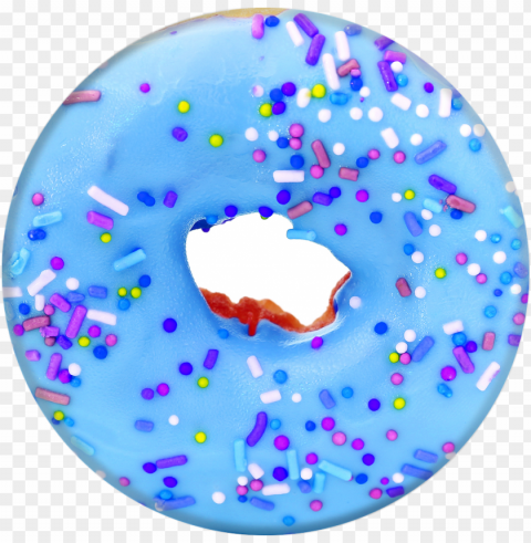 blue donut Isolated Graphic on Transparent PNG