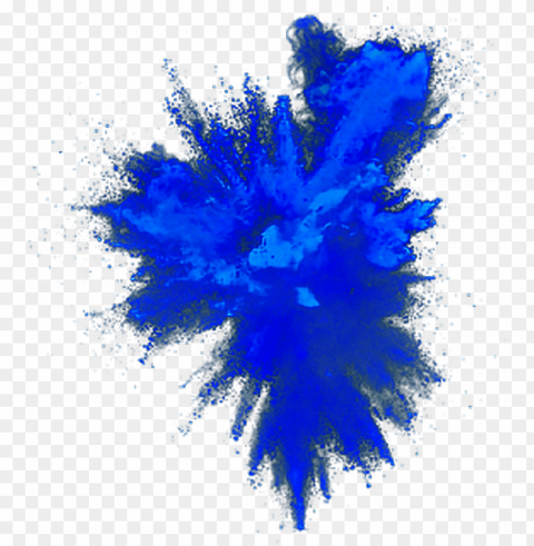 blue explosion powder - blue powder explosion Transparent image