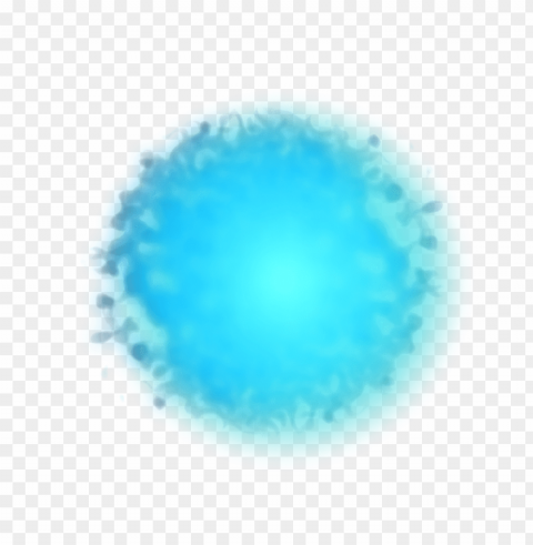 blue fire effect Clean Background Isolated PNG Image