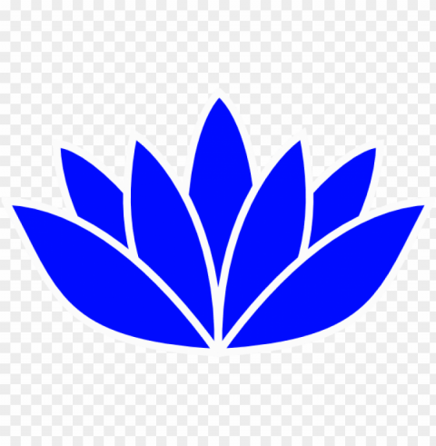 blue flower clipart blue lotus - blue lotus flower Isolated Object on HighQuality Transparent PNG