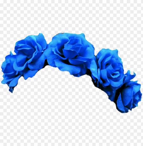 blue flower crown - blue flower crown Isolated Item in Transparent PNG Format PNG transparent with Clear Background ID 4a57a0d3