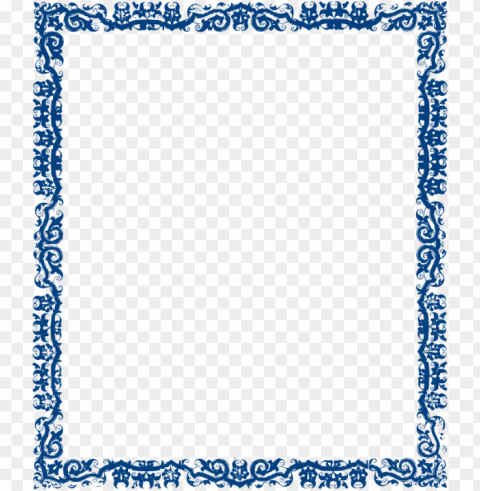 blue frame high-quality image - light blue border desi PNG images with no attribution