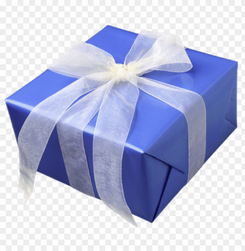 blue gift box with white ribbon Transparent PNG vectors PNG transparent with Clear Background ID f1629274