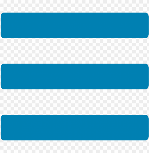 blue hamburger menu icon - mobile menu icon Transparent PNG photos for projects