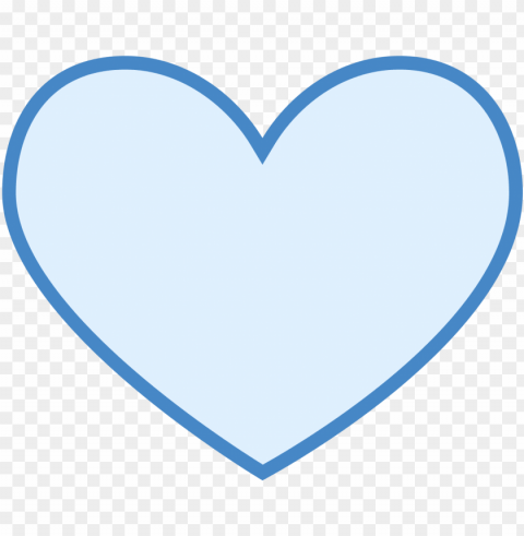 blue heart icon - icon Clear Background Isolation in PNG Format