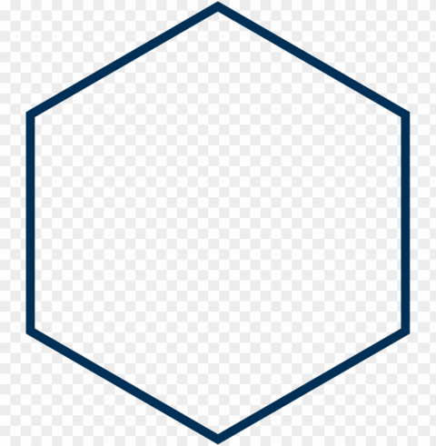 blue hexagon - 6 sided polygon Transparent PNG images set