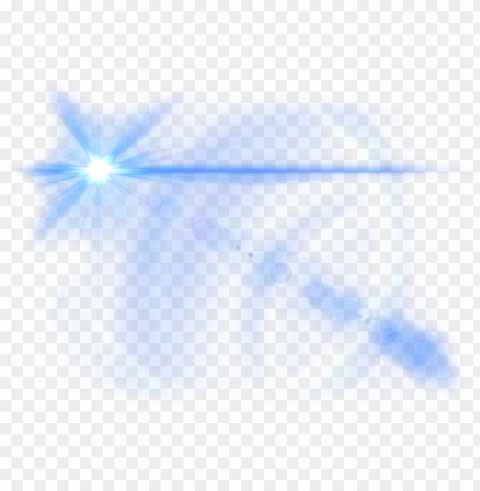 blue laser beam - background lens flares PNG Image with Transparent Isolated Graphic Element