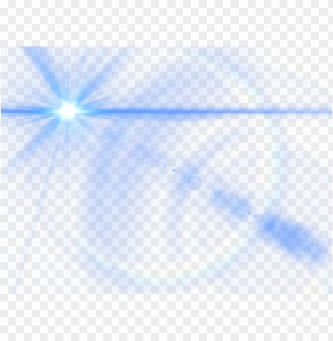 blue lens flare PNG photo